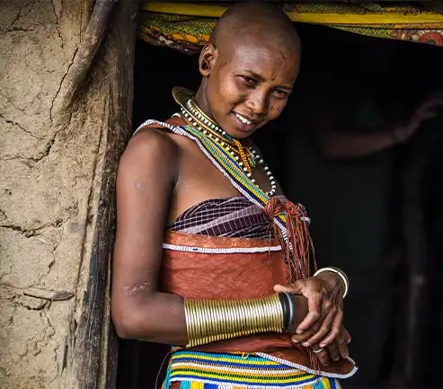 Datoga woman Lake Eyasi