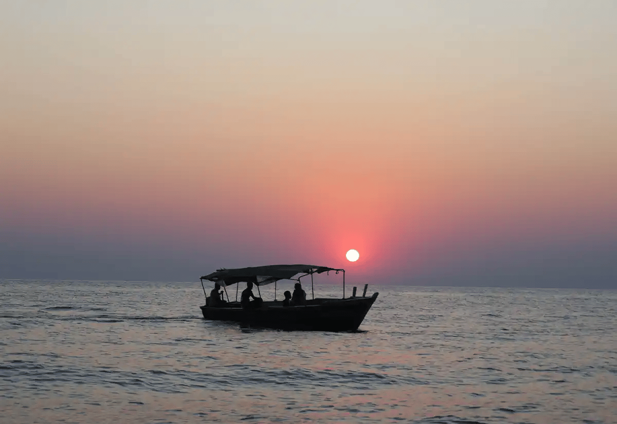 Boat at lake Tanganyika May
