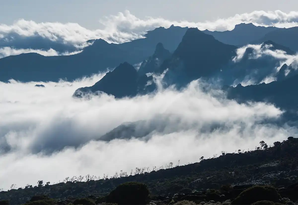 Cloudy mountain November