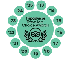 2013 to 2025 Tripadvisor Travellers’ Choice Awards Logo